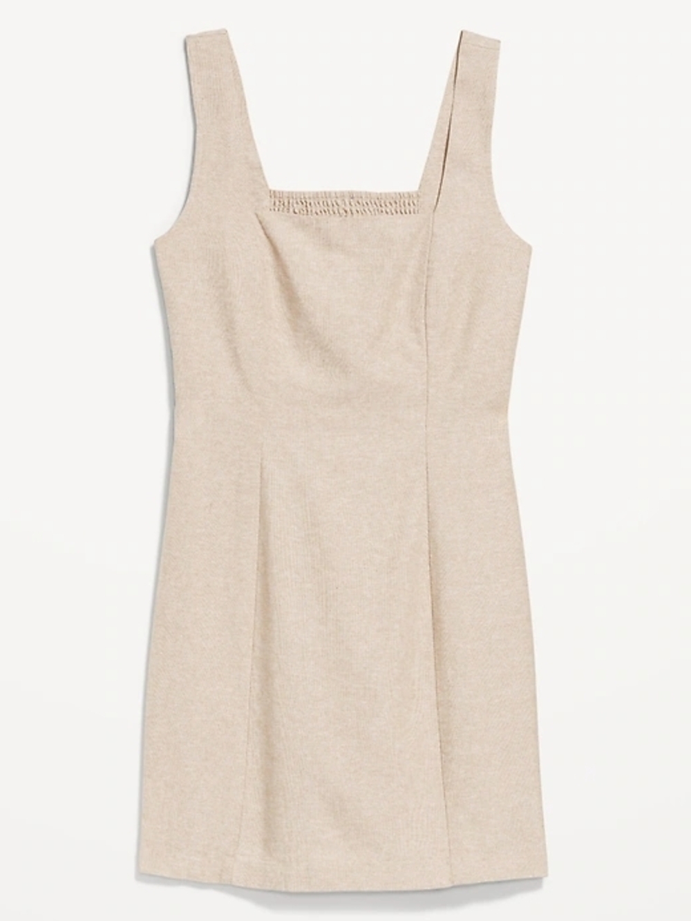 3X • Old Navy • Square-Neck Linen-Blend Mini Dress